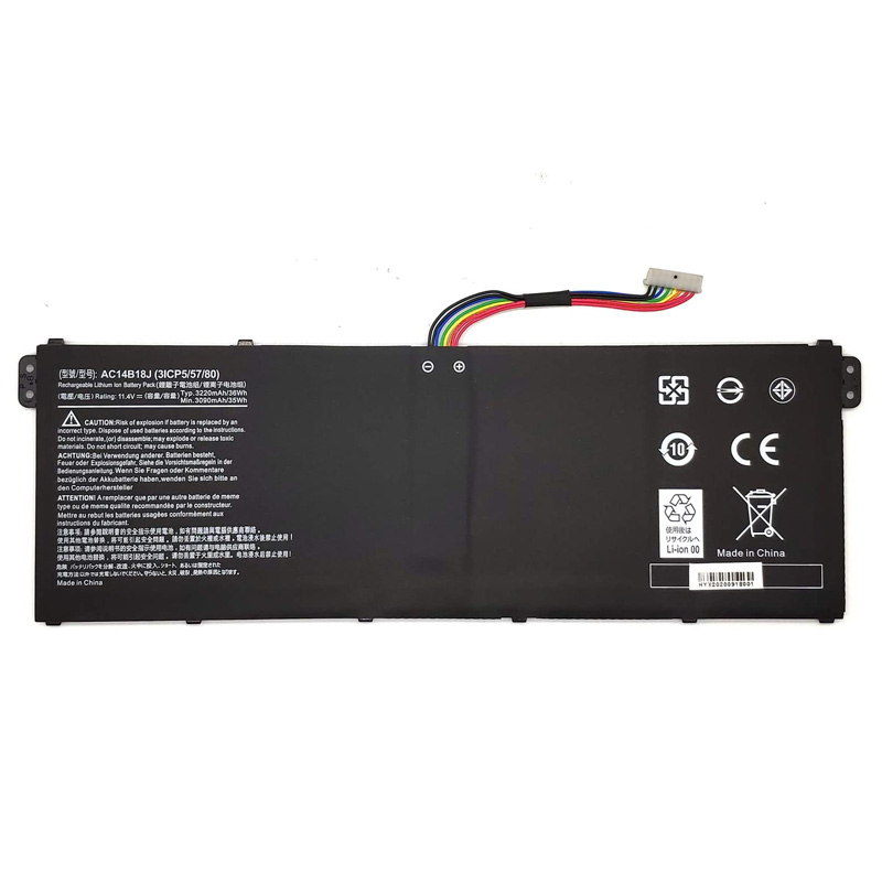 36Wh AC14B18J Akku Passt Acer Aspire 3 (A315-53-35FQ)