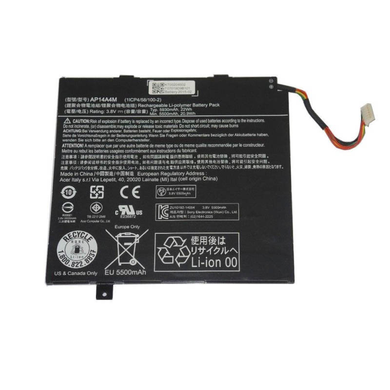 21.5Wh Akku Passt Acer AP14A8M