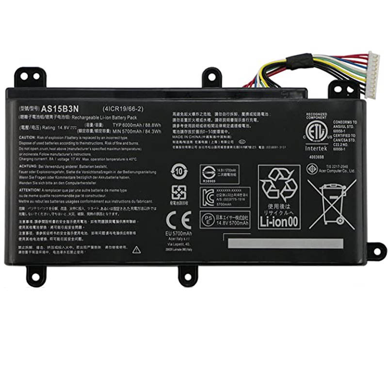 88Wh Akku Passt Acer KT.00803.005