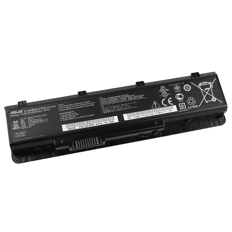 56Wh Akku Passt Asus 07G016J01875 70-N5F1B1000Z