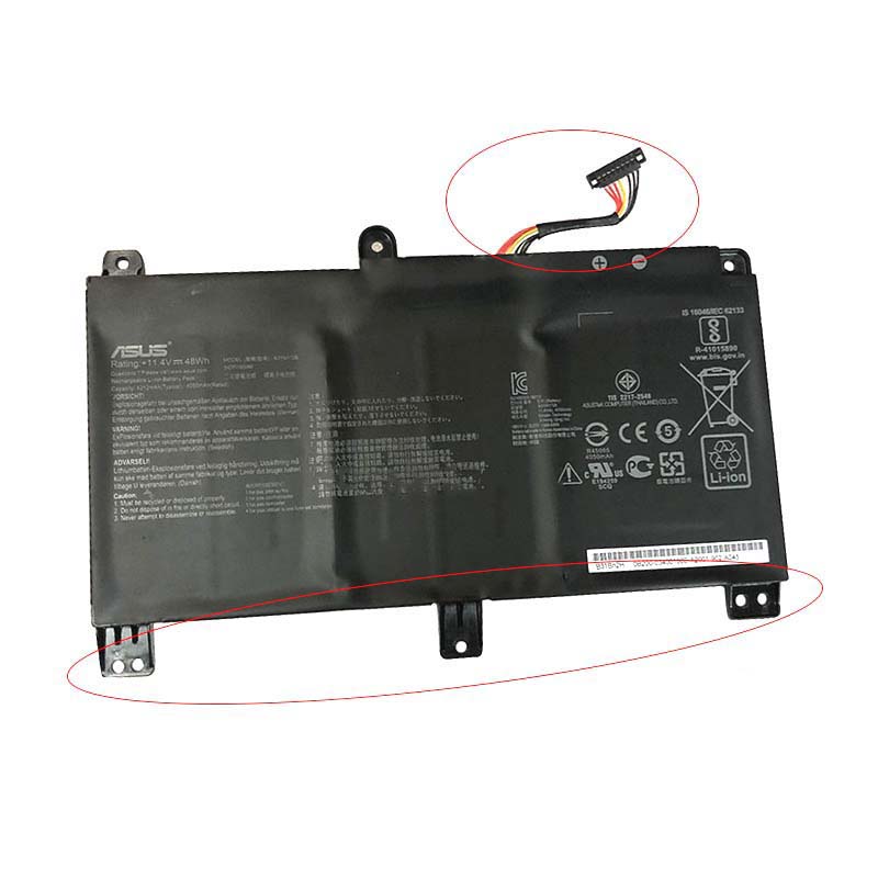 48Wh Akku Passt Asus FX505GD-BQ104