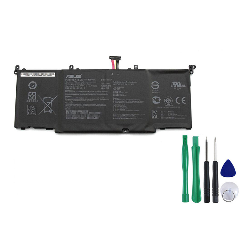 64Wh Akku Passt Asus B41N1526