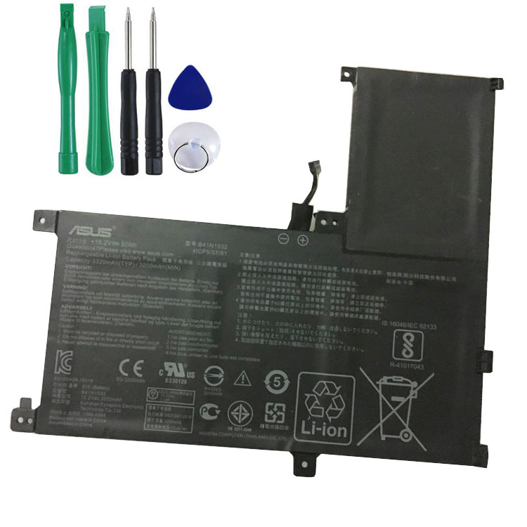 50Wh Akku Passt Asus B41N1532