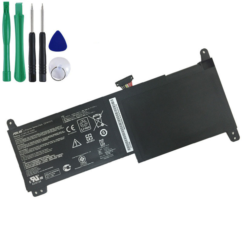 33Wh Akku Passt Asus C21N1313