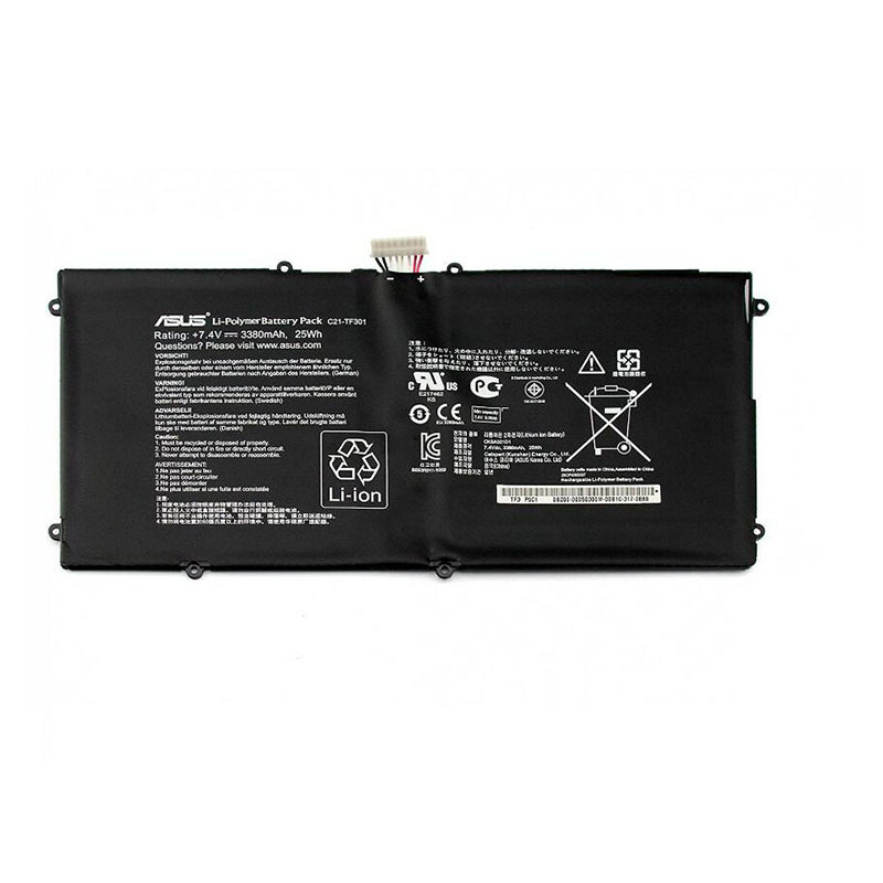 25Wh Akku Passt Asus C21-TF201P