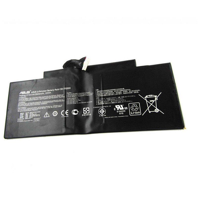 22Wh Akku Passt Asus Transformer Pad TF300TL-B1-BL