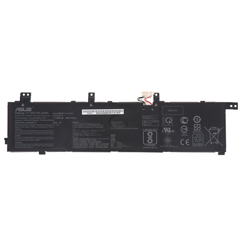 42Wh Akku Passt Asus VivoBook S14 S432FA-EB003T