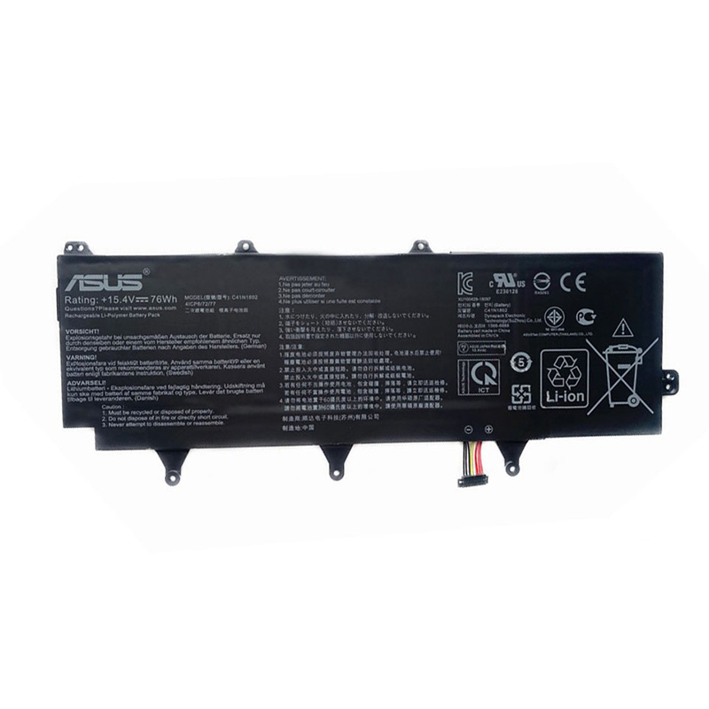 76Wh Akku Passt Asus ROG GX701GXR-EV003T