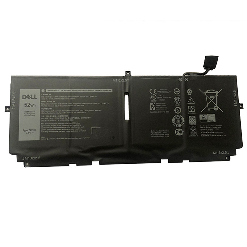 52Wh Akku Passt Dell XPS 13 9380