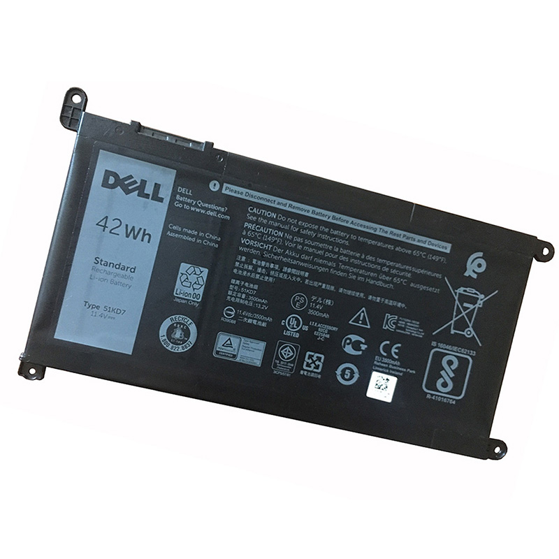 42Wh Akku Passt Dell Vostro 5490 P116G P116G001