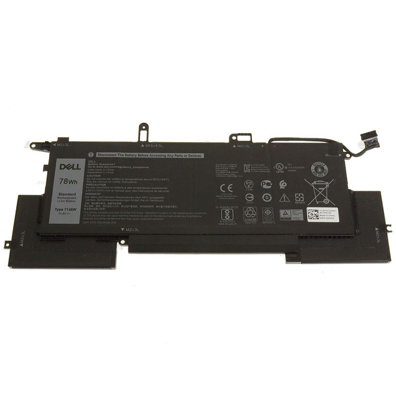 78Wh Akku Passt Dell Latitude 7400 2-in-1