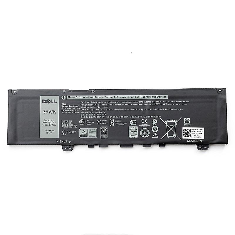 38Wh Akku Passt Dell Inspiron 13 7386 P91G001