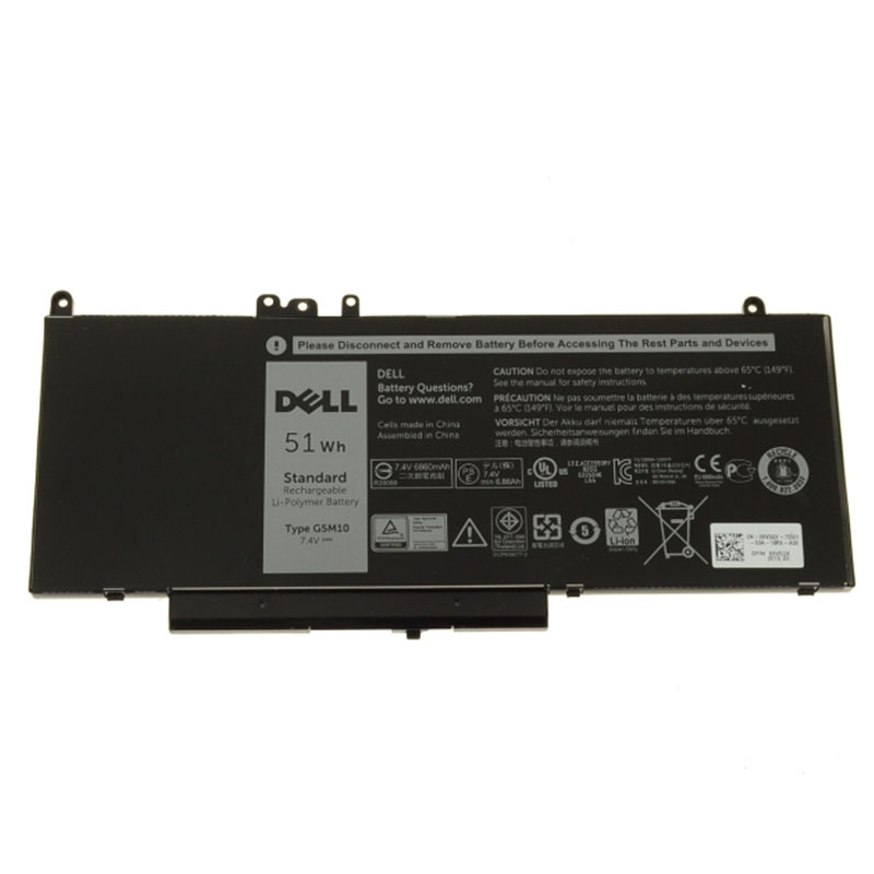 51Wh Akku Passt Dell Latitude 14 E5450 P48G001