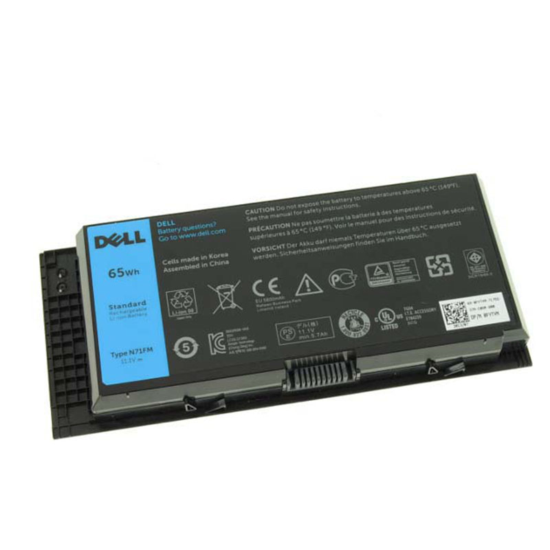 65Wh Akku Passt Dell Precision M4800 Serie