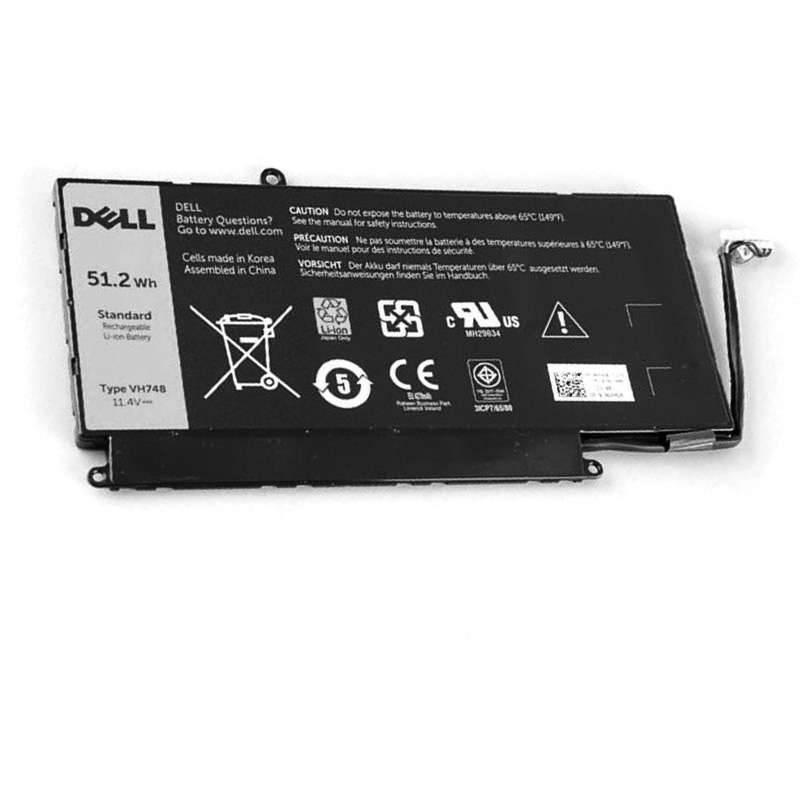 51.2Wh Akku Passt Dell VH748 Inspiron 14 5439 Series