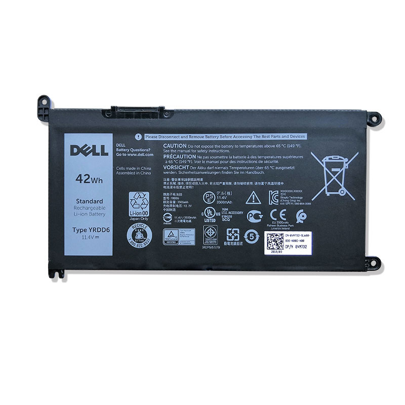 42Wh Akku Passt Dell 01VX1H YRDD6 0VM732