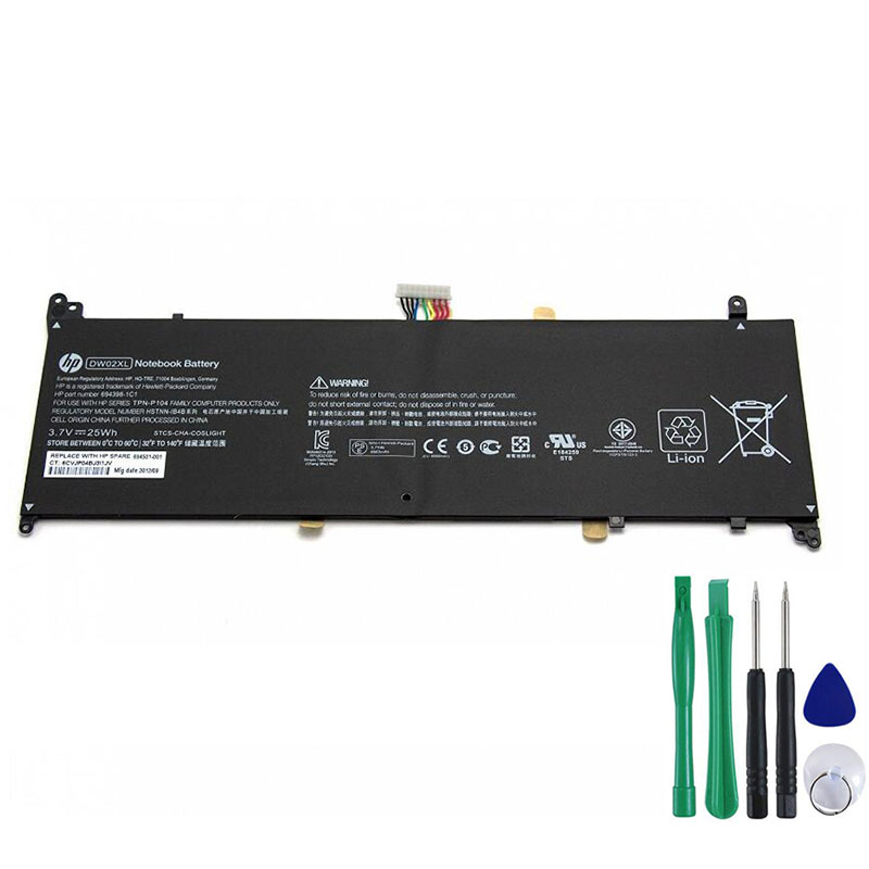 25Wh Akku Passt HP Envy x2 11-g006tu