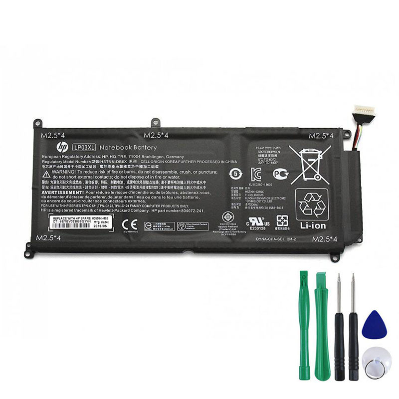 55Wh Akku Passt HP Envy 15-ae042no