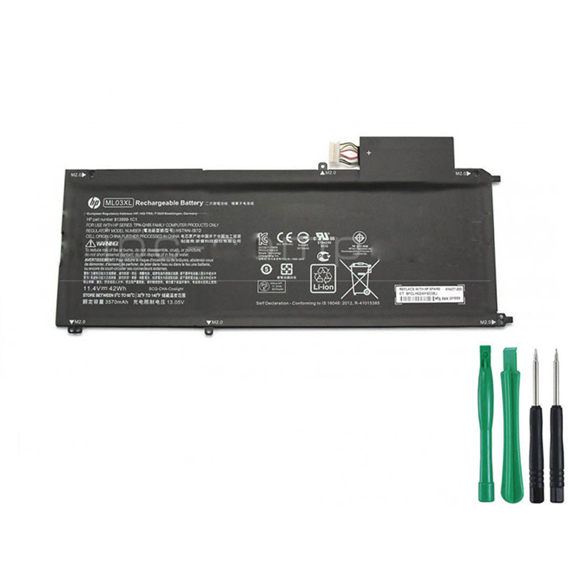 42Wh ML03042XL-PL Akku Passt HP