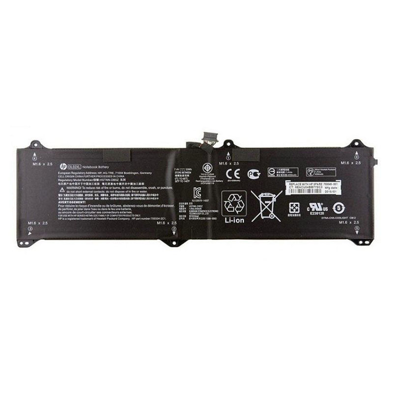 33Wh Akku Passt HP OL02033XL OL02033XL-PL