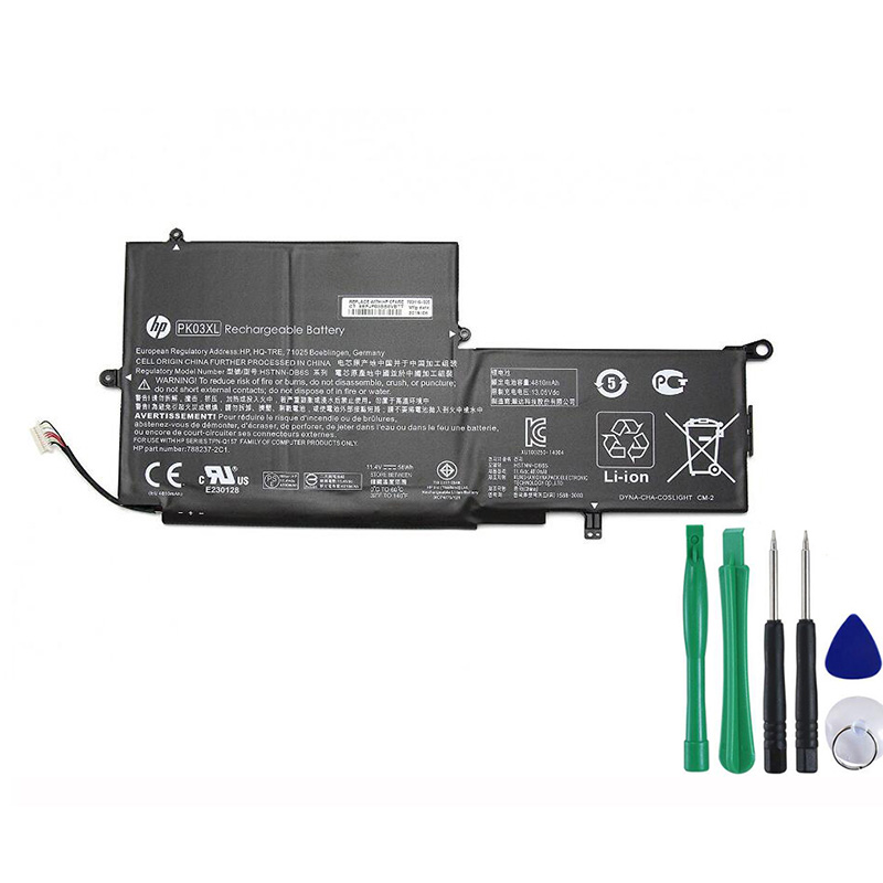 56Wh PK03XL Akku Passt HP