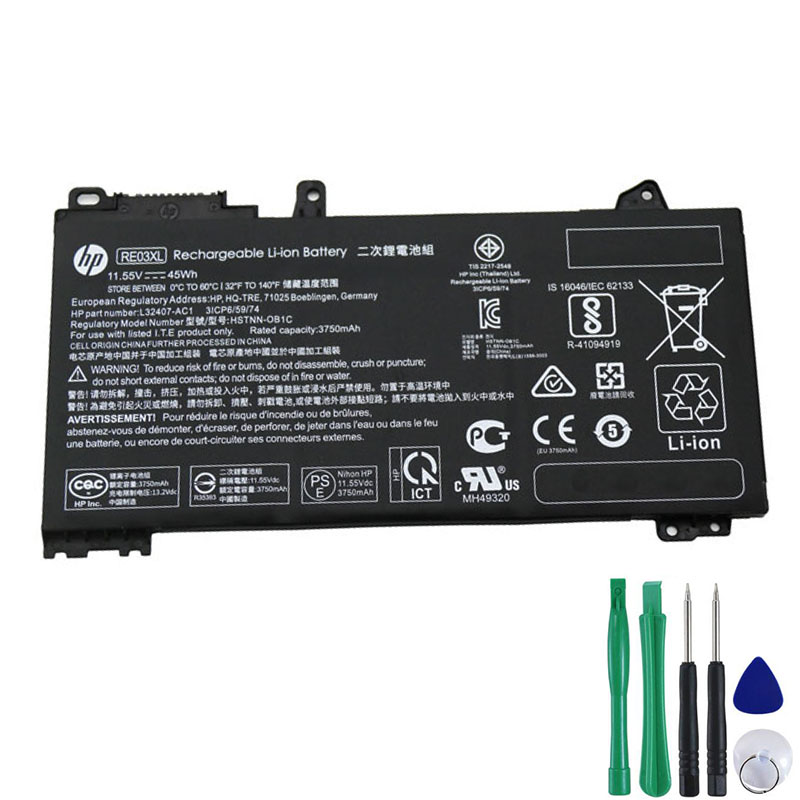 45Wh Akku Passt HP ProBook 440 G6