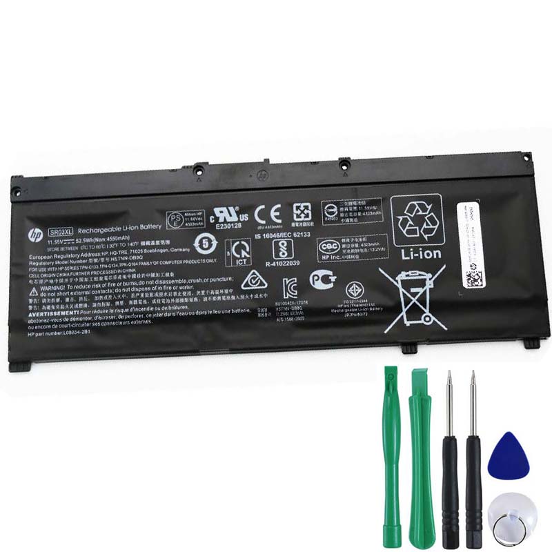 52.5Wh Akku Passt HP 15-dc0005no 15-dc0043ns