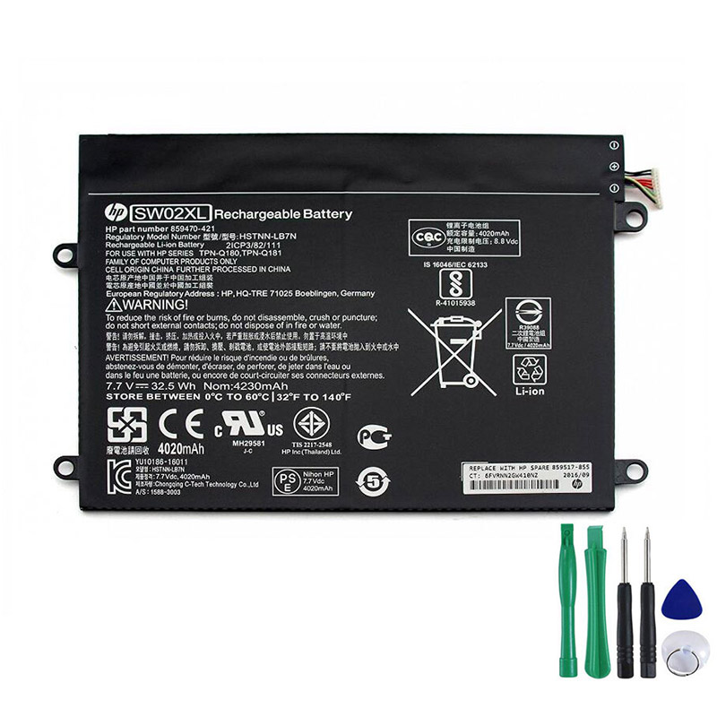 32.5Wh 859517-855 Akku Passt HP