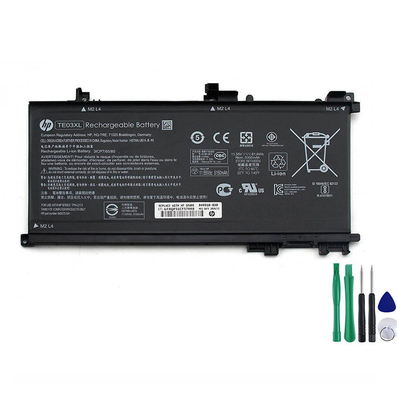 61.6Wh HSTNN-UB7A Akku Passt HP