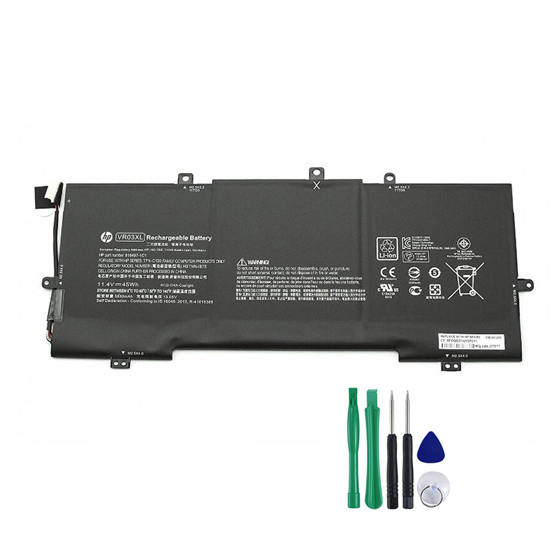 45Wh VR03XL Akku Passt HP