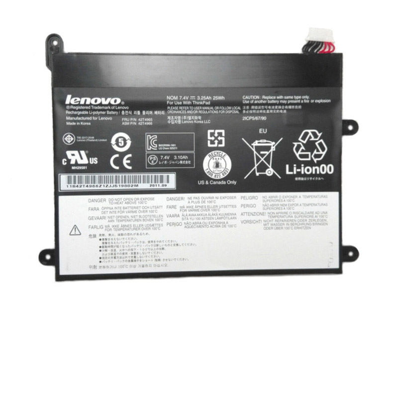 25Wh FRU42T4965 Akku Passt Lenovo