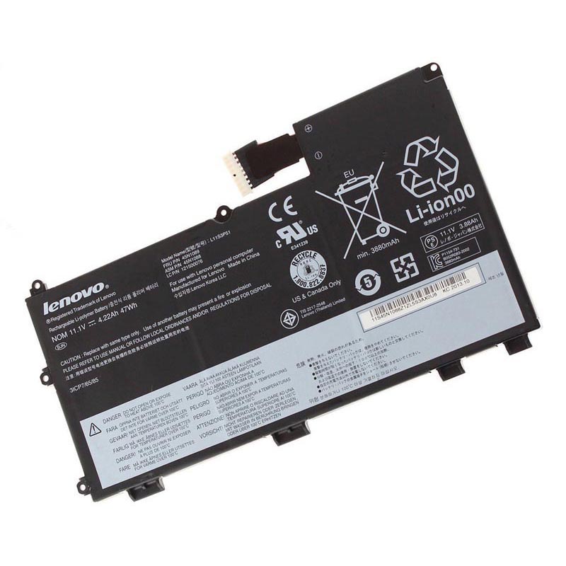 47Wh Akku Passt Lenovo ThinkPad T430u 3351-3YU 3351-3XU 3351-3WU 3351-34U