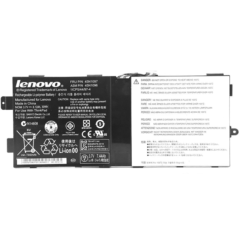 30Wh Akku Passt Lenovo ThinkPad Tablet 2 3679 3679-22U