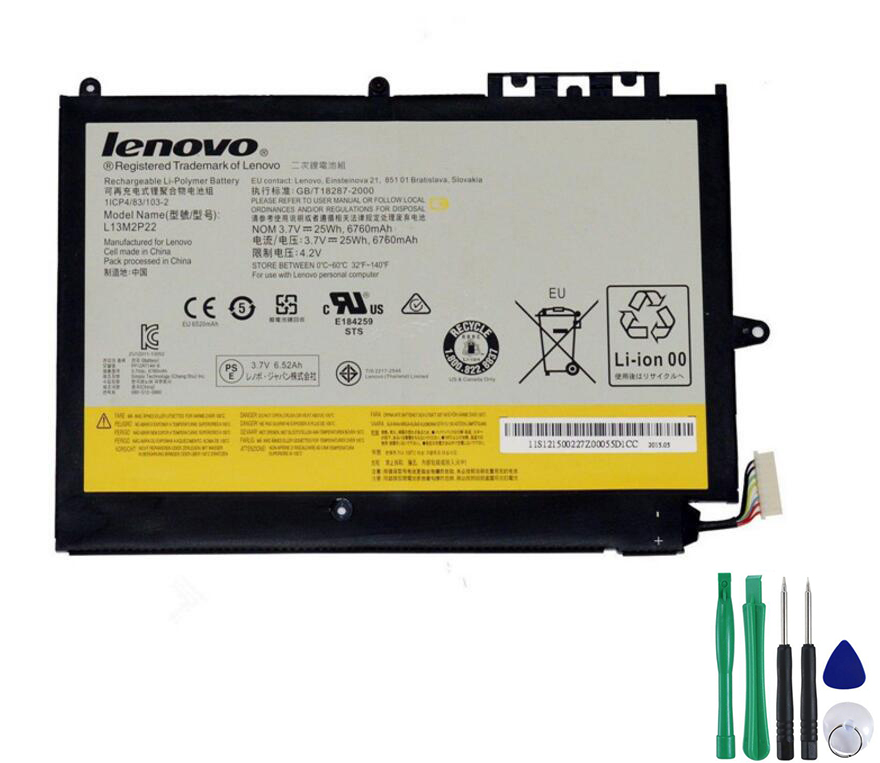 25Wh Akku Passt Lenovo L13N2P21 L13M2P22 121500228 121500227