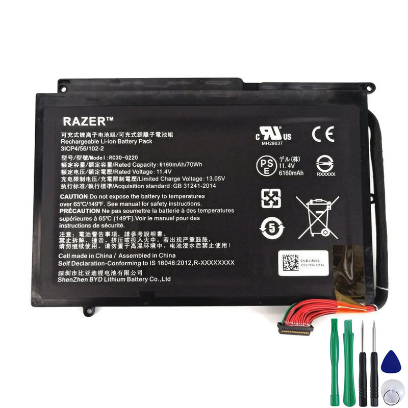 70Wh Akku Passt Razer Blade Pro 17 RZ09-03148E13-R3G1