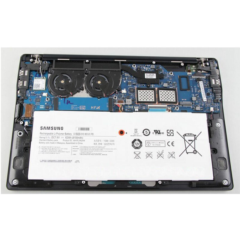 62Wh Akku Passt Samsung NT930X5J-K52 AA-PLVN2AN BA43-00368A